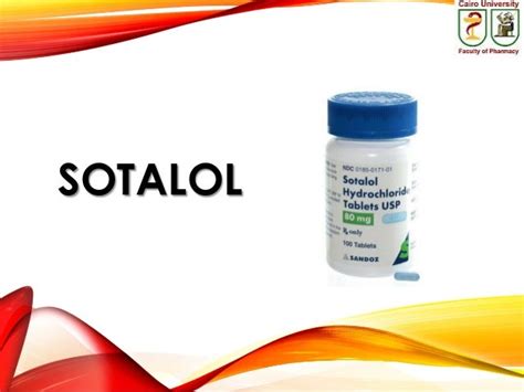 is sotalol a beta blocker|Sotalol .